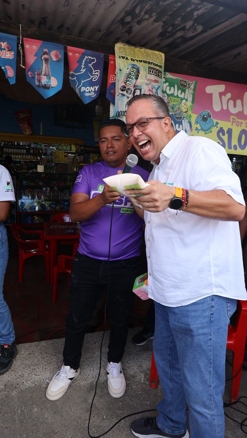 Director de Fenalco Córdoba durante el recorrido